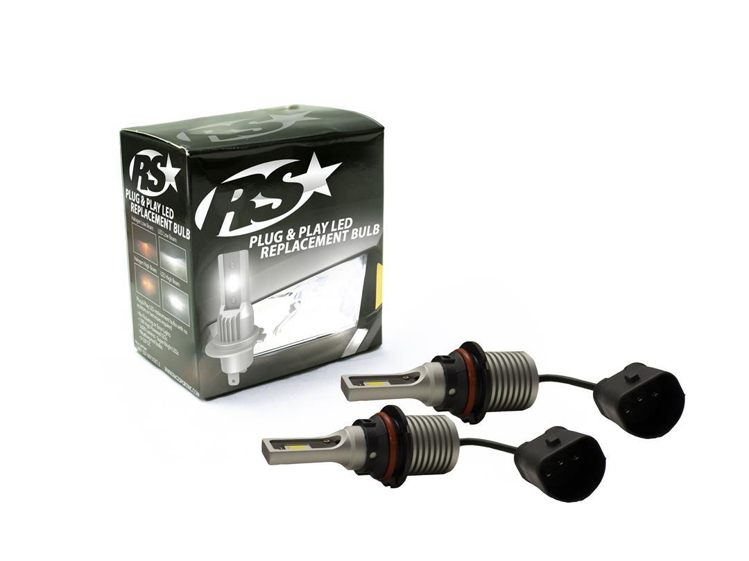 RACE SPORT PNP9007 Lighting RS9007 PNP Series Plug N Play Super LUX LED Replacement Bulbs - 1,900 LUX Max output - High quality product image showing RACE SPORT PNP9007 Lighting RS9007 PNP Series Plug N Play Super LUX LED Replacement Bulbs - 1,900 LUX Max output details and features