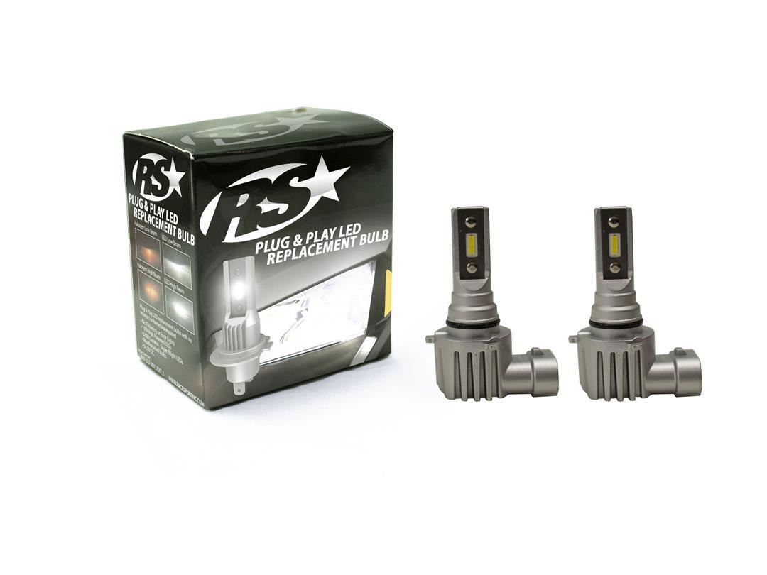 RACE SPORT PNPH10 Lighting RSH10 PNP Series Plug N Play Super LUX LED Replacement Bulbs - 1,900 LUX Max output - High quality product image showing RACE SPORT PNPH10 Lighting RSH10 PNP Series Plug N Play Super LUX LED Replacement Bulbs - 1,900 LUX Max output details and features
