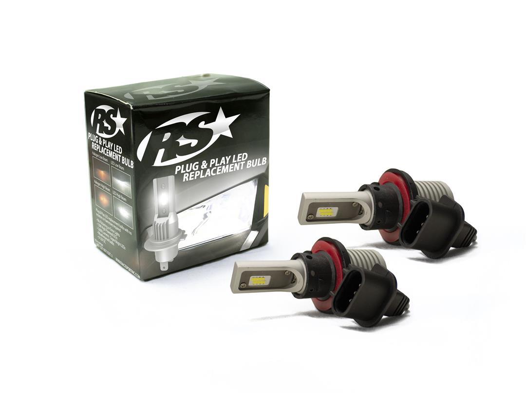 RACE SPORT PNPH13 RSH13 PNP Series Plug N Play Super LUX LED Replacement Bulbs - 1,900 LUX Max output - High quality product image showing RACE SPORT PNPH13 RSH13 PNP Series Plug N Play Super LUX LED Replacement Bulbs - 1,900 LUX Max output details and features
