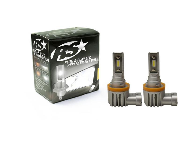 RACE SPORT PNPH9 RSH9 PNP Series Plug N Play Super LUX LED Replacement Bulbs - 1,900 LUX Max output
