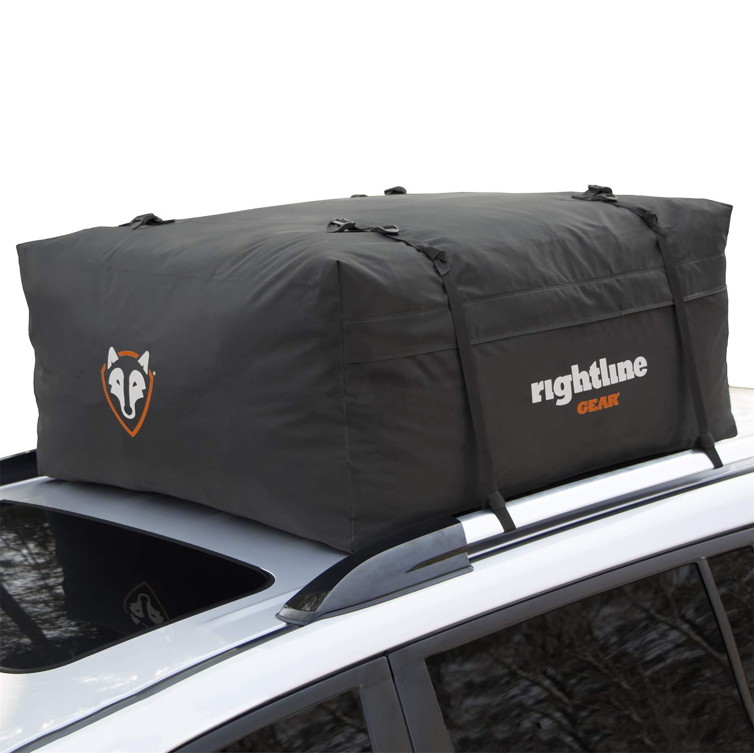 RIGHTLINE 100R20 Range 2 Weatherproof Rooftop Cargo Carrier for Top of Vehicle, Attaches With or Without Roof Rack, 15 Cubic Feet, 40 x 36 x 18 inches, Black - High quality product image showing RIGHTLINE 100R20 Range 2 Weatherproof Rooftop Cargo Carrier for Top of Vehicle, Attaches With or Without Roof Rack, 15 Cubic Feet, 40 x 36 x 18 inches, Black details and features