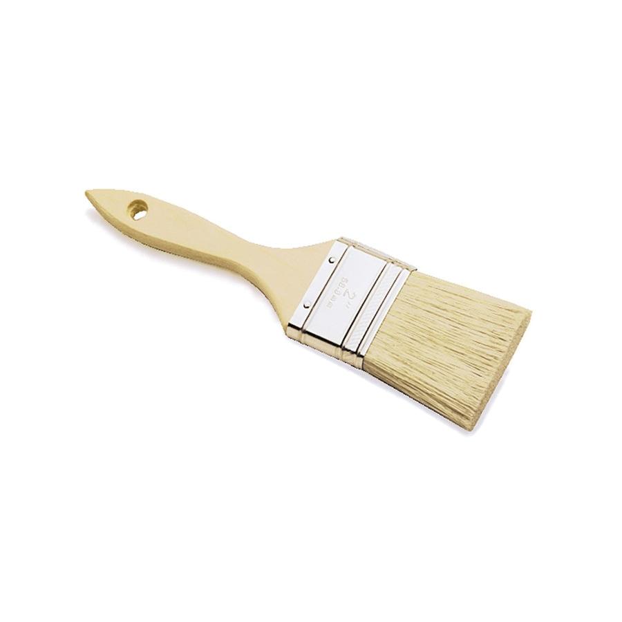 REDTREE 14042 CHIP PAINT BRUSH (WHITE BRISTLE), 2-1/2 Inch Brush; 3/8 Inch Thickness; Single Thick Density Brush; White China Bristle; Sanded/ Pointed Wood Handle; Single; Disposable; 1-3/4 Inch Length Square Trim; For Use With Epoxies/ Resins - High quality product image showing REDTREE 14042 CHIP PAINT BRUSH (WHITE BRISTLE), 2-1/2 Inch Brush; 3/8 Inch Thickness; Single Thick Density Brush; White China Bristle; Sanded/ Pointed Wood Handle; Single; Disposable; 1-3/4 Inch Length Square Trim; For Use With Epoxies/ Resins details and features