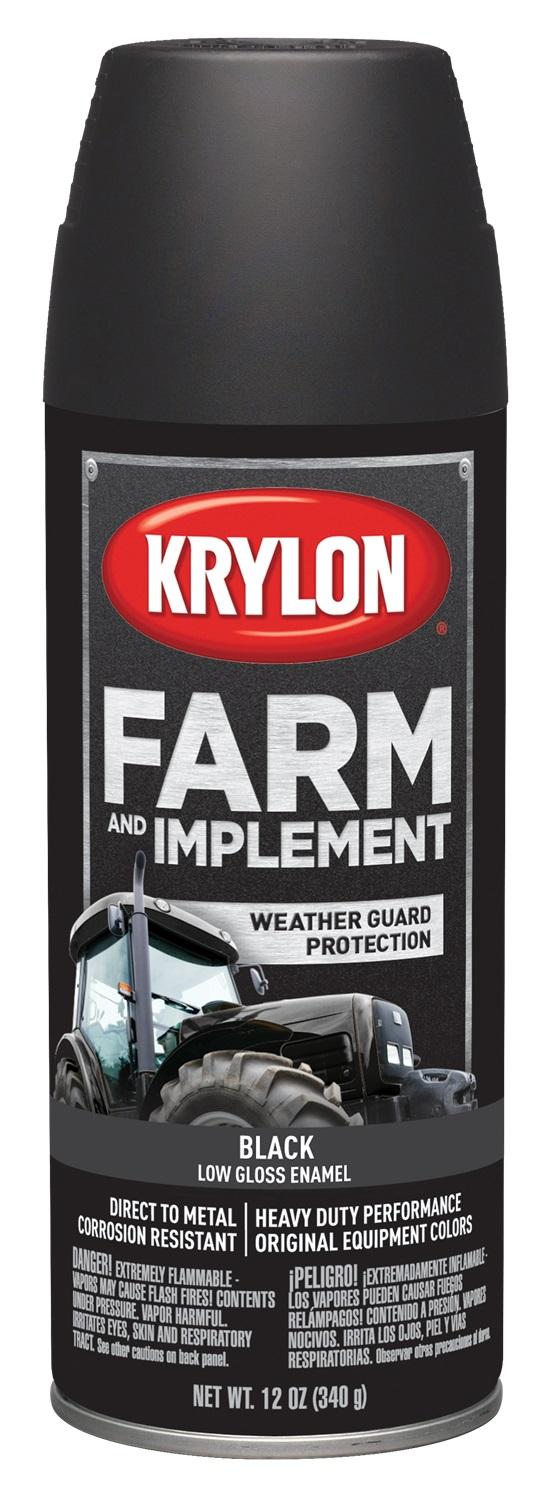 VHT 1935 FARM LOW GLOS BLACK 12 OZ, Farm and Implement Paint; Low Gloss Black; Aerosol Can; 12 Ounce - High quality product image showing VHT 1935 FARM LOW GLOS BLACK 12 OZ, Farm and Implement Paint; Low Gloss Black; Aerosol Can; 12 Ounce details and features