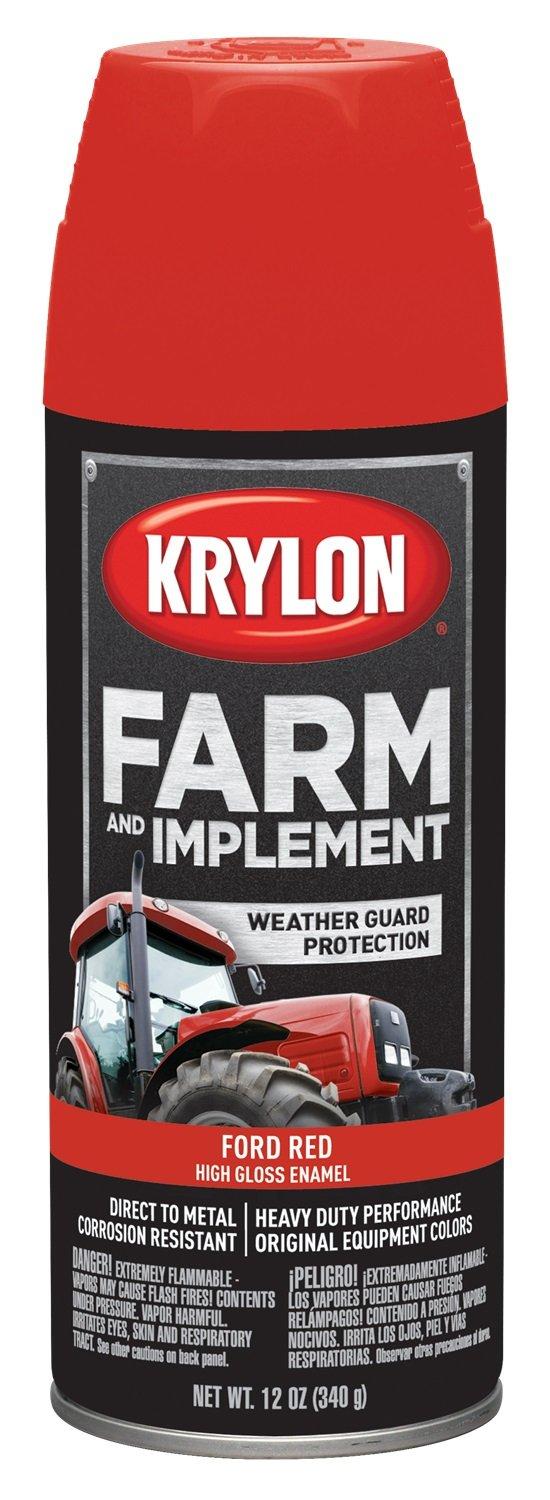 VHT 1941 Paint; Krylon; Farm and Implement Paint; Ford Red; Aerosol Can; 12 Ounce - High quality product image showing VHT 1941 Paint; Krylon; Farm and Implement Paint; Ford Red; Aerosol Can; 12 Ounce details and features
