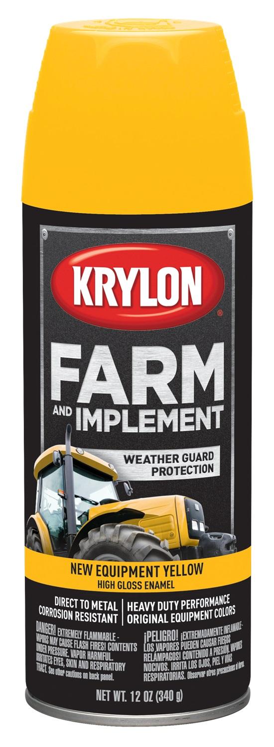 VHT 1944 FARM NEW EQUIP YEL 12OZ, Farm and Implement Paint; New Equipment Yellow; Aerosol Can; 12 Ounce - High quality product image showing VHT 1944 FARM NEW EQUIP YEL 12OZ, Farm and Implement Paint; New Equipment Yellow; Aerosol Can; 12 Ounce details and features