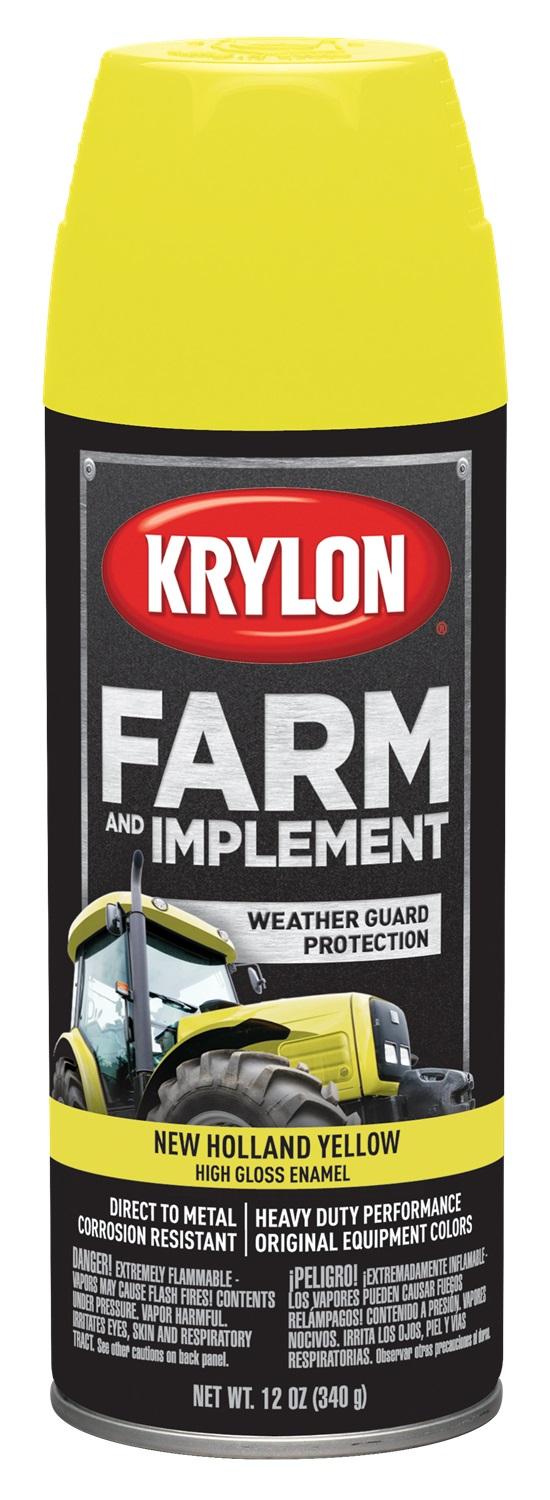 VHT 1949 FARM NH YELLOW 12OZ, Farm and Implement Paint; New Holland Yellow; Aerosol Can; 12 Ounce - High quality product image showing VHT 1949 FARM NH YELLOW 12OZ, Farm and Implement Paint; New Holland Yellow; Aerosol Can; 12 Ounce details and features