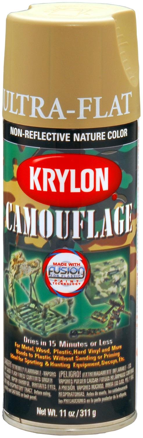 VHT 4291 KRYLON CAMOUFLAGE KHAKI, Camouflage; Khaki; Aerosol Spray Can; 12 Ounce - High quality product image showing VHT 4291 KRYLON CAMOUFLAGE KHAKI, Camouflage; Khaki; Aerosol Spray Can; 12 Ounce details and features