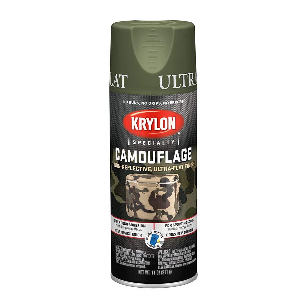 VHT 4296 Paint; Krylon; Camouflage; Woodland Light Green; Aerosol Spray Can; 12 Ounce - High quality product image showing VHT 4296 Paint; Krylon; Camouflage; Woodland Light Green; Aerosol Spray Can; 12 Ounce details and features