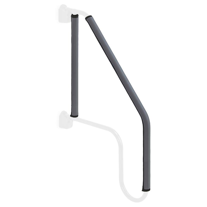 STROMBERG AM-ZIP2239C Lend-A-Hand Zip Grip - RV Handrail Neoprene Grip Cover with Nylon Zipper - Machine Washable - Fits AM-533 Extended Assist Rail - Set of 22 & 39 INCH (Charcoal)