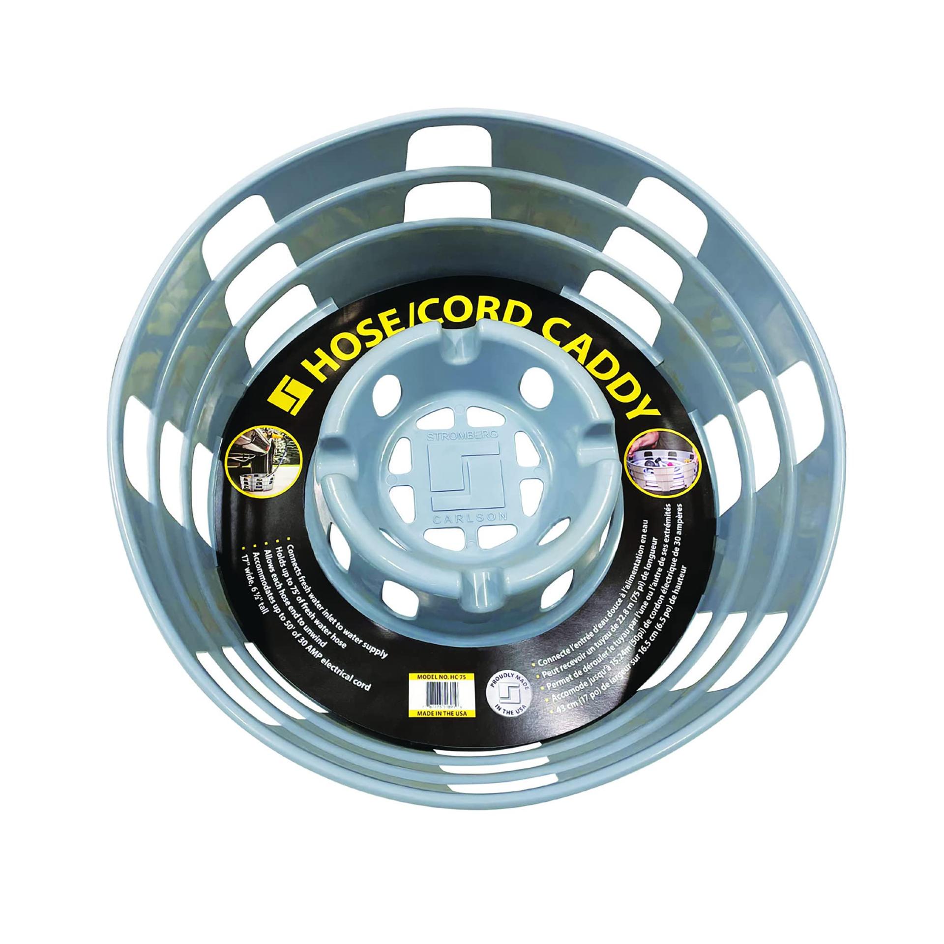 STROMBERG HC-75 Hose Reel; Use To Store Up To 75 Foot Hose And Its Accessories; Basket Type; Manually Operated; 17 Inch Width x 6-1/2 Inch Height; Stand Alone - High quality product image showing STROMBERG HC-75 Hose Reel; Use To Store Up To 75 Foot Hose And Its Accessories; Basket Type; Manually Operated; 17 Inch Width x 6-1/2 Inch Height; Stand Alone details and features