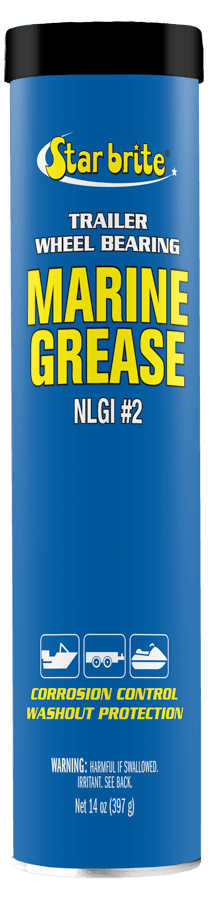 STAR BRITE 026014 Marine Grease; Trailer Wheel Bearing Grease; Protects From Salt Water/ Salt Air/ Atmospheric Chemicals; 14 Ounce Cartridge; Single - The Twister Group Tools product