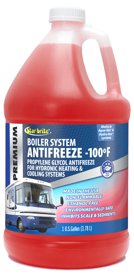 STAR BRITE 032700 Premium Boiler System Antifreeze -100° Propylene Glycol Hyrdronic Heating & Cooling System Fluid - 1 Gallon - The Twister Group Tools product