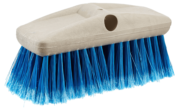 STAR BRITE 040011 8 inch Car Wash Brush; Rectangular Brush Head; Without Garden Hose Connection; Blue Plastic Medium Bristle; Without Soap Dispenser - The Twister Group Tools product