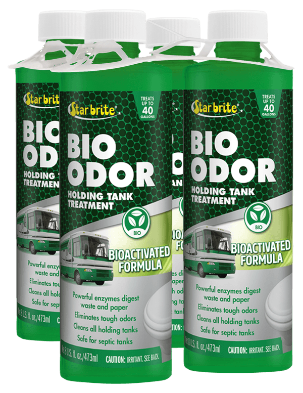 STAR BRITE 075008 RV Bio Odor Enzyme Holding Tank Treatment 8oz 4 Pack