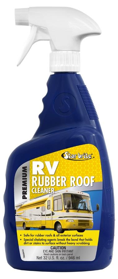 STAR BRITE 075832 RUBBER ROOF CLNR 32 OZ SP, Use To Deep Clean and Condition RV Rubber Roof; 32 Ounce Trigger Spray; Single; With US Label - High quality product image showing STAR BRITE 075832 RUBBER ROOF CLNR 32 OZ SP, Use To Deep Clean and Condition RV Rubber Roof; 32 Ounce Trigger Spray; Single; With US Label details and features