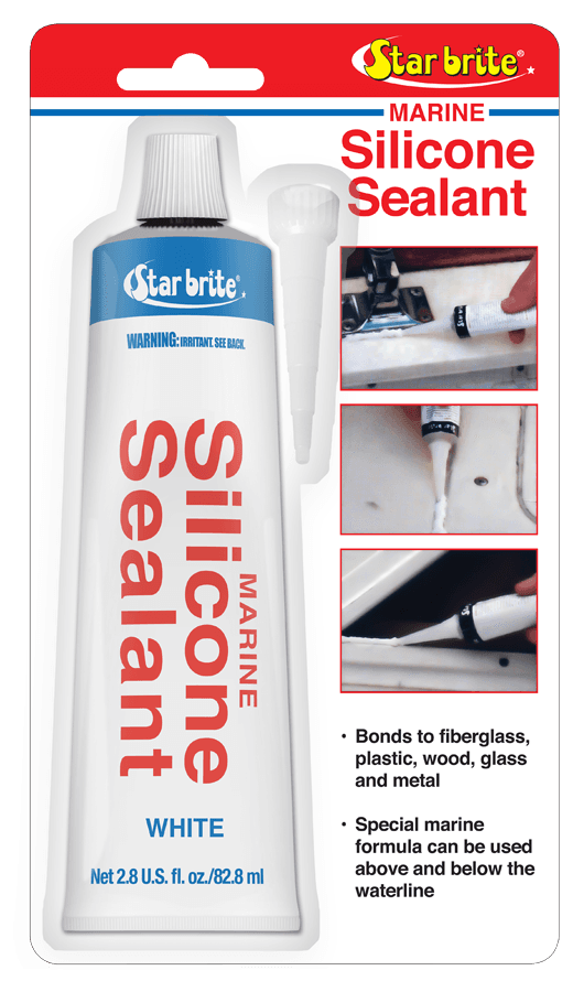 STAR BRITE 082101 Marine Silicone Sealant 2.8 Oz White - High quality product image showing STAR BRITE 082101 Marine Silicone Sealant 2.8 Oz White details and features
