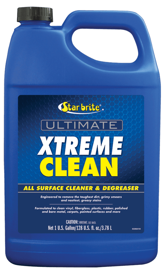 STAR BRITE 083200N Ultimate Xtreme Clean - High-Performance All-Surface Cleaner Degreaser, Ideal for Aluminum, Fiberglass, Plastic, Chrome, Stainless, Leather, and Rubber Surfaces - 128 OZ Gallon (083200) - High quality product image showing STAR BRITE 083200N Ultimate Xtreme Clean - High-Performance All-Surface Cleaner Degreaser, Ideal for Aluminum, Fiberglass, Plastic, Chrome, Stainless, Leather, and Rubber Surfaces - 128 OZ Gallon (083200) details and features