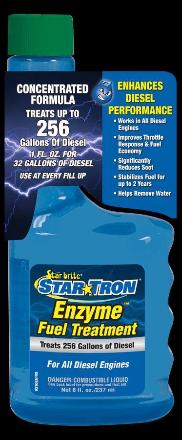 STAR BRITE 093108 Star Tron Enzyme Fuel Treatment - Super Concentrated Diesel Formula - 1 oz. Treats 32 Gallons - 8 OZ - High quality product image showing STAR BRITE 093108 Star Tron Enzyme Fuel Treatment - Super Concentrated Diesel Formula - 1 oz. Treats 32 Gallons - 8 OZ details and features