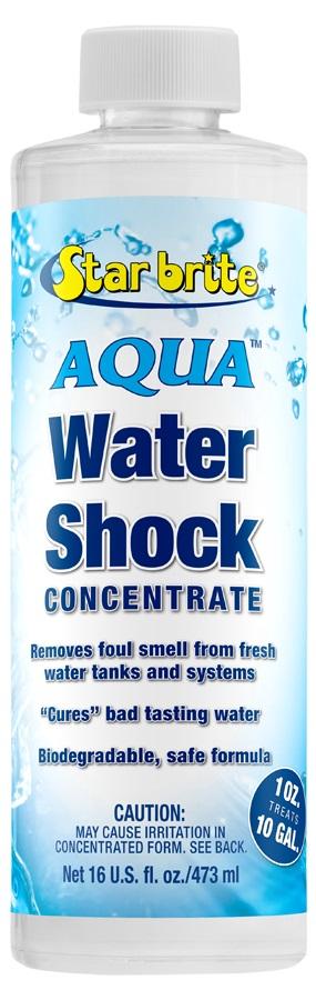 STAR BRITE 097116 WATER SHOCK 16 OZ., Keeps Drinking Water Stored in Tanks Tasting Fresh; 1 Ounce Cleans Up To 10 Gallons; 16 Ounce Bottle; With US Label - The Twister Group Tools product