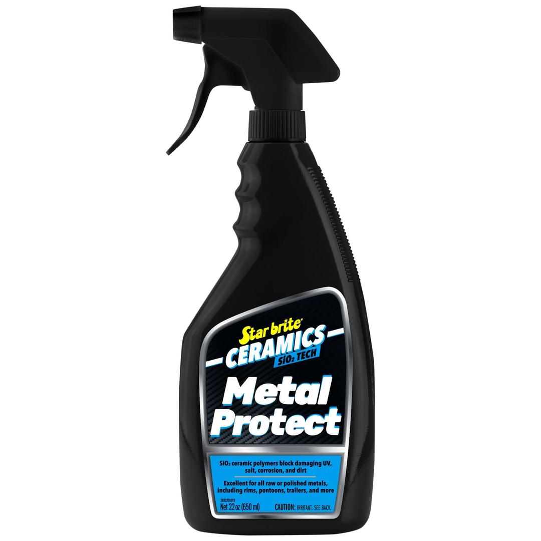 STAR BRITE 203322 Ceramics Metal Protect - SiO2 Polymer Protection, 22 oz - Durable Barrier Against Corrosion, Pitting, Salt Damage for Pontoons, Trailers, Towers - The Twister Group Tools product