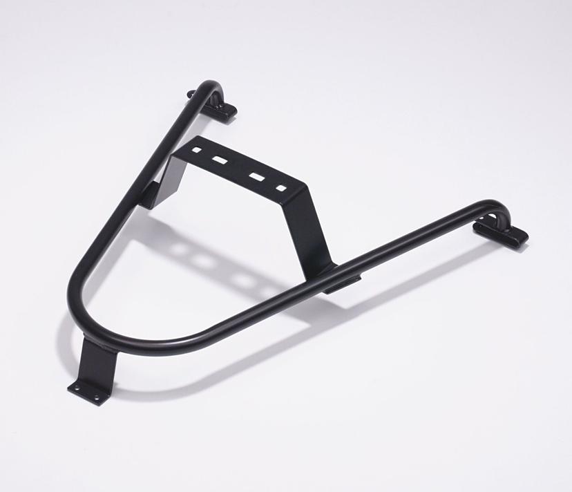 SURCO TC100 Spare Tire Carrier; Rear Driver Side Door Mount; Black; SS