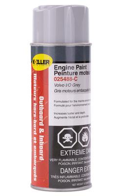 SIERRA 025488-C 6988 VOLVO STERN DRIVE GREY CANADA, For Use On All Outboard And Inboard Engines/ Stern Drive And Lower Unit Applications; Grey; 12 Ounce Spray Can; Heat And Solvent Resistant; With English/ French Language Packaging