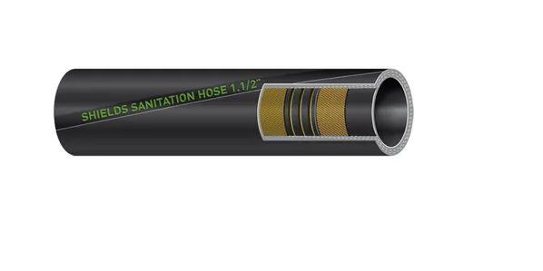 SIERRA 16-101-1000S 1FT SANITATION HOSE 50FT COIL, Used For Toilet To Holding Tank/ Holding Tank Pump Out And Maximum Resistance To Odor Permeation; 1 Inch Inside Diameter; 1-5/16 Inch Outside Diameter; 50 Foot Length; Black; Reinforced Rubber