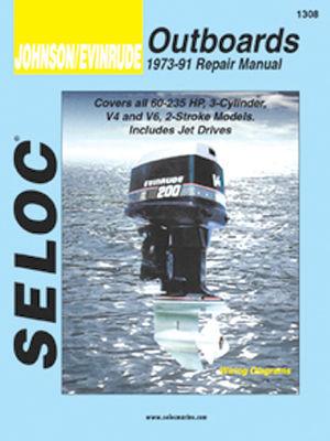 SIERRA 18-01308 SELOC MANUAL, Repair Manual; Johnson/ Evinrude Outboard Engine 1973 To 1991 Repair Manual; English; Paper Format; For Marine Applications - High quality product image showing SIERRA 18-01308 SELOC MANUAL, Repair Manual; Johnson/ Evinrude Outboard Engine 1973 To 1991 Repair Manual; English; Paper Format; For Marine Applications details and features