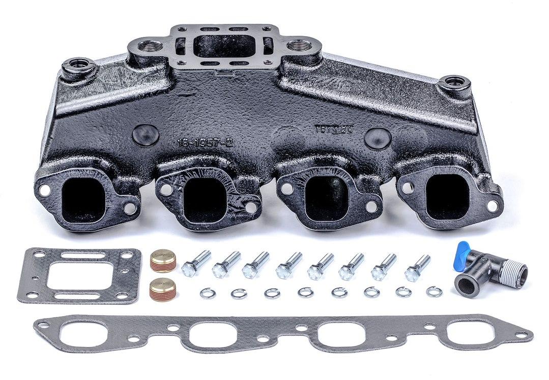 SIERRA 18-1957-2 MANIFOLD, Cast Iron; With Gasket; With Mounting Hardware; Fits Mercruiser Stern Drive Outboard Engines - The Twister Group Tools product