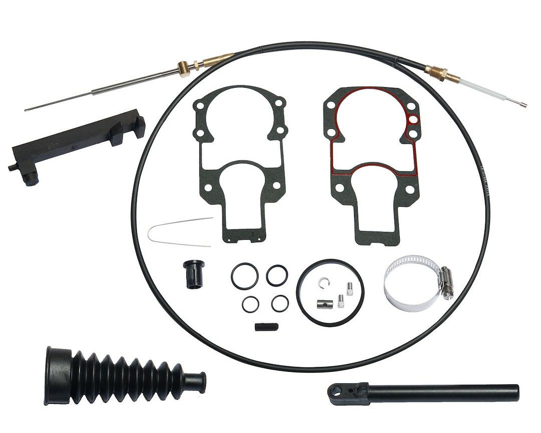 SIERRA 18-2603 LOWER SHIFT CABLE KIT, Fits 1978+ MC-I/ R/ MR/ Alpha One And Gen II; With Outdrive Mounting Gasket/ Outdrive Gasket Set/ Shift Cable Bellows/ Cable Anchor/ Anchor Set Screw - The Twister Group Tools product