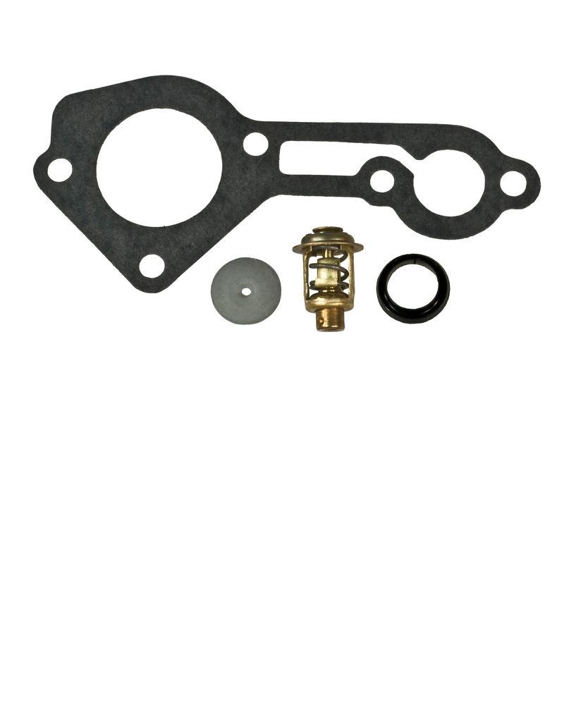 SIERRA 18-3569 THERMOSTAT KIT, Temperature: 120 Degree Fahrenheit; With Thermostat Gasket/ Thermostat Cover Gasket; Fits 1987+ Mercury/ Mariner 70 To 125 HP 2 Cycle Outboard Engines - High quality product image showing SIERRA 18-3569 THERMOSTAT KIT, Temperature: 120 Degree Fahrenheit; With Thermostat Gasket/ Thermostat Cover Gasket; Fits 1987+ Mercury/ Mariner 70 To 125 HP 2 Cycle Outboard Engines details and features