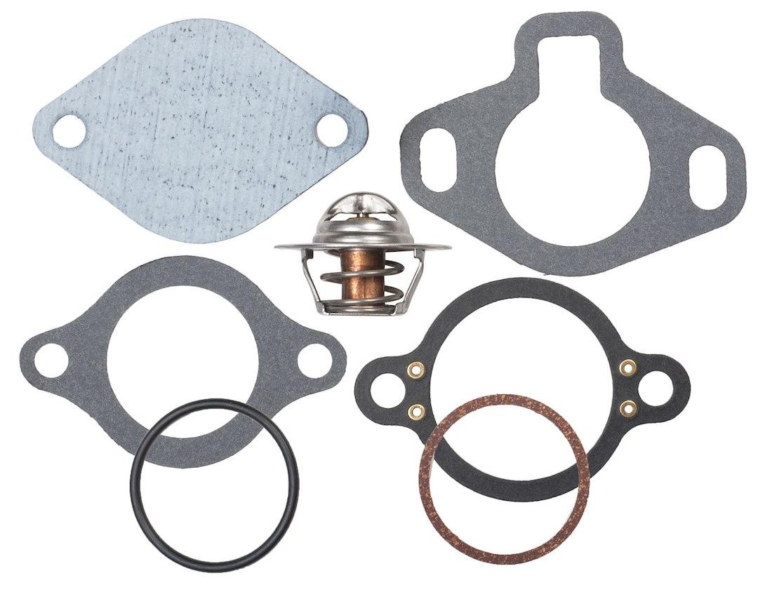 SIERRA 18-3647 THERMOSTAT KIT, Temperature: 160 Degree Fahrenheit; With Gasket; Fits 1987+ GM Engines With Standard Cooling - High quality product image showing SIERRA 18-3647 THERMOSTAT KIT, Temperature: 160 Degree Fahrenheit; With Gasket; Fits 1987+ GM Engines With Standard Cooling details and features