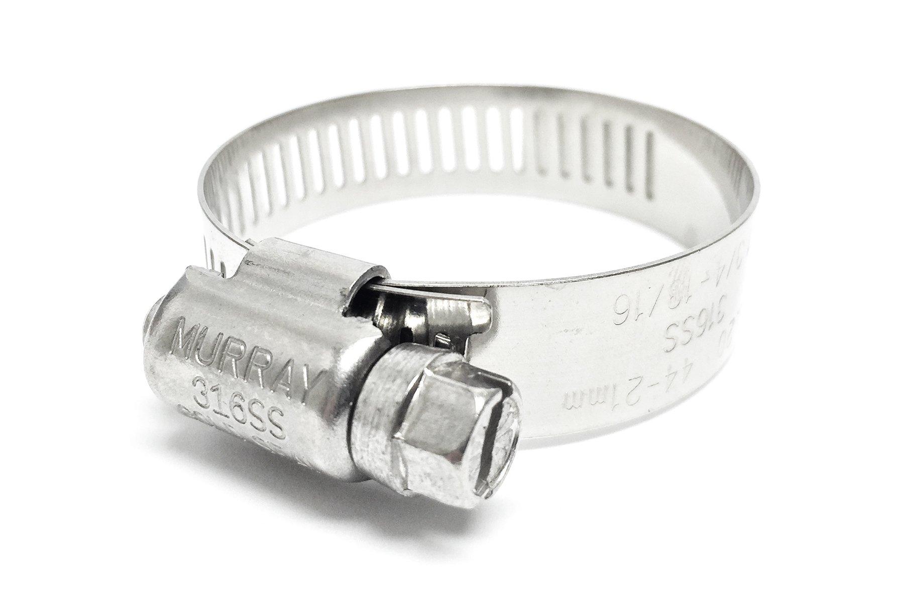 SIERRA 18-710-40-2 Shields 2-1/16 INCH to 3 INCH Worm Gear Hose Clamp, Marine Grade, SAE 040, Individually Packaged - High quality product image showing SIERRA 18-710-40-2 Shields 2-1/16 INCH to 3 INCH Worm Gear Hose Clamp, Marine Grade, SAE 040, Individually Packaged details and features