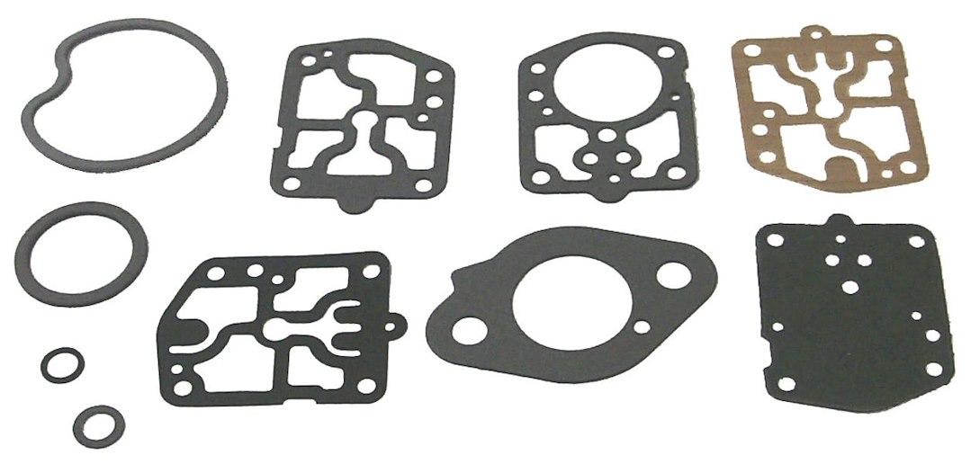 SIERRA 18-7215 CARBURETOR KIT, Fits GLM/ Mercury Marine Engine; With Strainer Cover Gasket/ Carburetor Mounting Gasket/ Fuel Pump Diaphragm - The Twister Group Tools product