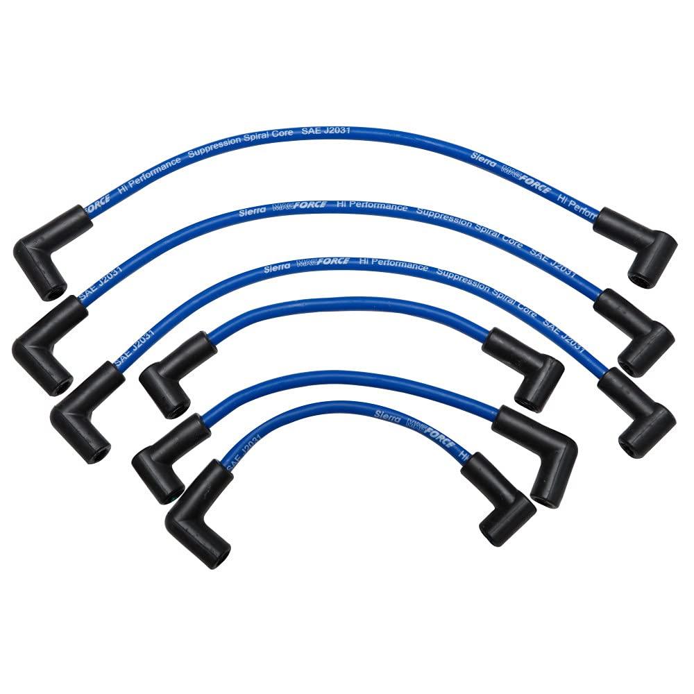 SIERRA 18-8833-1 Premium MagForce Marine Spark Plug Wire Set for Mercruiser Sterndrive, white - The Twister Group Tools product