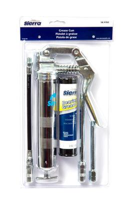 SIERRA 18-9783 GREASE GUN, Use With 3 Ounce Grease Cartridge; Steel Arm; With 3 Ounce Grease Tube - High quality product image showing SIERRA 18-9783 GREASE GUN, Use With 3 Ounce Grease Cartridge; Steel Arm; With 3 Ounce Grease Tube details and features