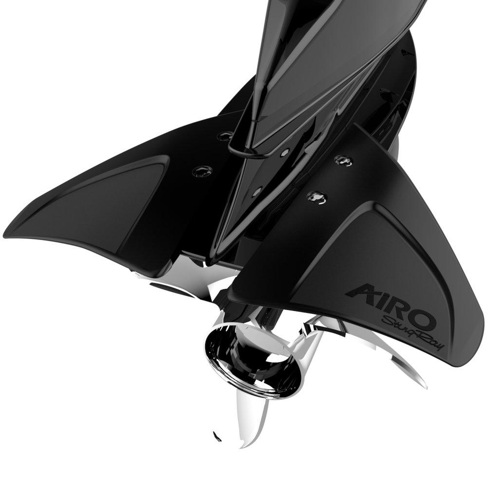 STINGRAY AIRO1 AIRO-1 AIRO Hydrofoil, Black - High quality product image showing STINGRAY AIRO1 AIRO-1 AIRO Hydrofoil, Black details and features