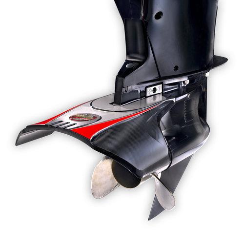 STINGRAY JRXRIII2 Hydrofoil; XRIII Junior; For Use With 25 Horsepower To 75 Horsepower Engines; Average Lift Level 1; No Drill Installation; White; Single