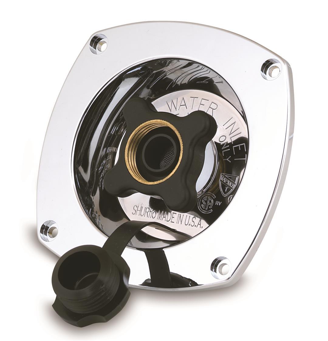 SHURFLO 18302914 183-029-14 Chrome Wall Mount Filler/Regulator - The Twister Group Tools product