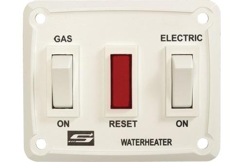 SUBURBAN 232882 Water Heater Power Switch; For Suburban Gas-Electric Water Heaters; Wall Mount; White; With Reset Button - The Twister Group Tools product