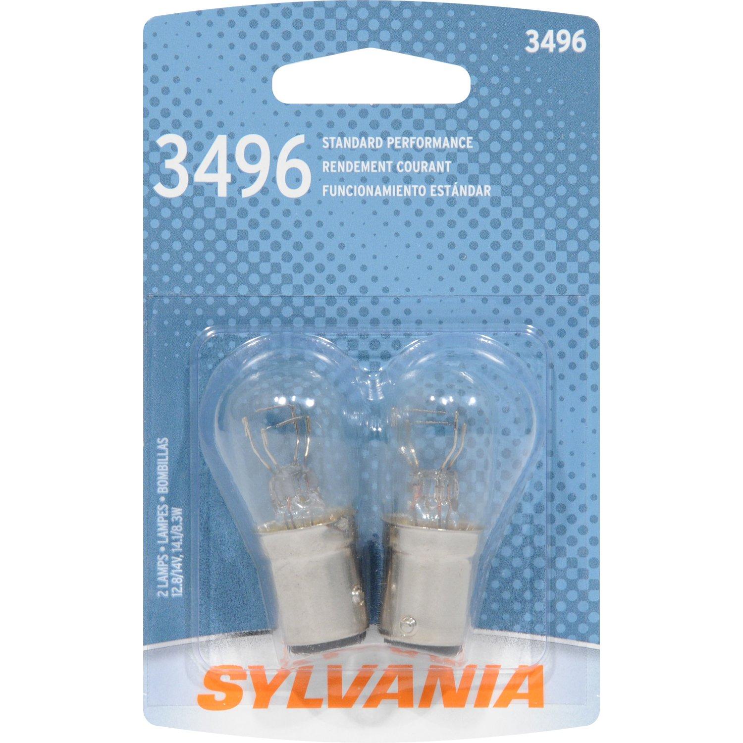 SYLVANIA 3496.BP2 3496 Basic Miniature Bulb (Contains 2 Bulbs) - High quality product image showing SYLVANIA 3496.BP2 3496 Basic Miniature Bulb (Contains 2 Bulbs) details and features