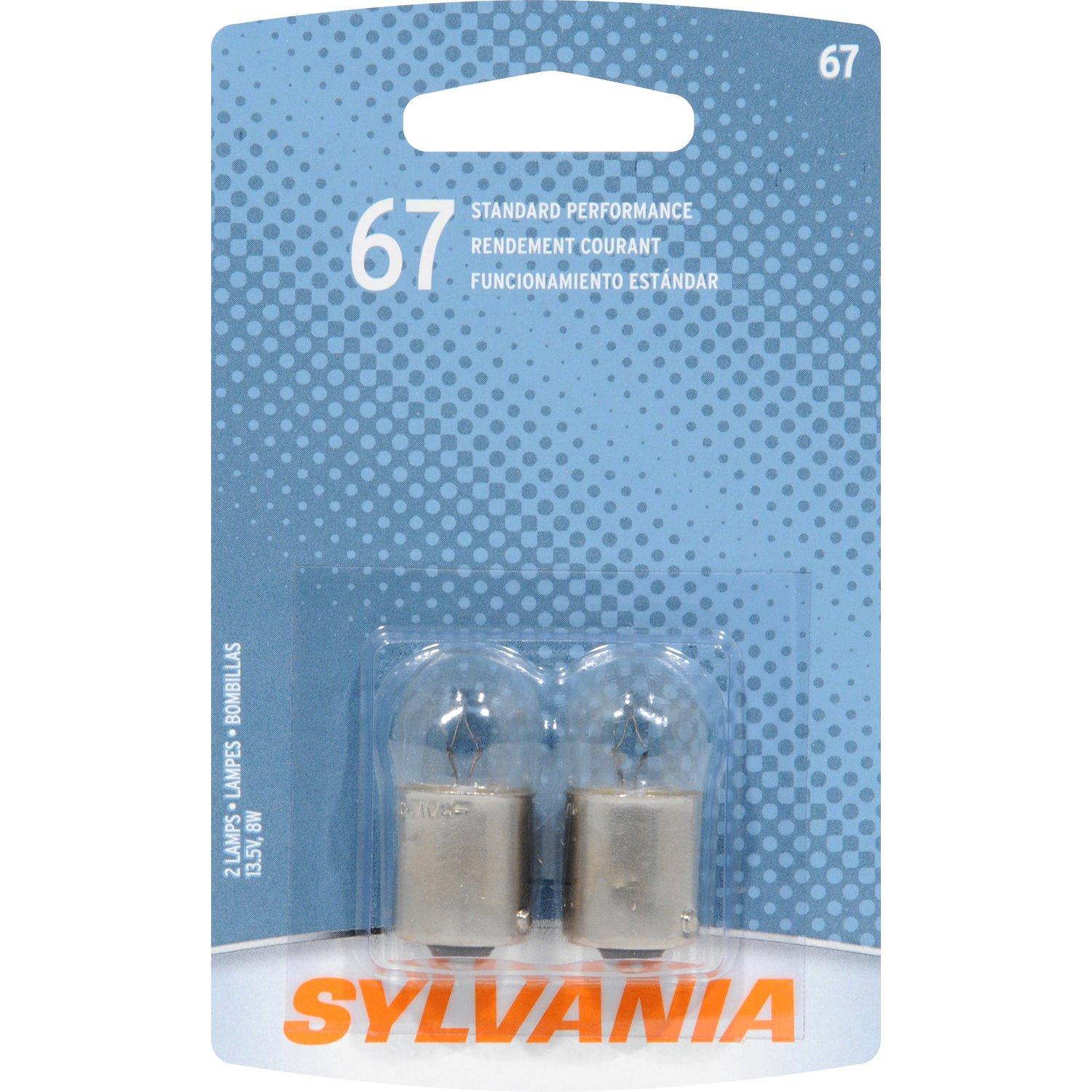 SYLVANIA 67.BP2 67 Basic Miniature Bulb (Contains 2 Bulbs) - High quality product image showing SYLVANIA 67.BP2 67 Basic Miniature Bulb (Contains 2 Bulbs) details and features