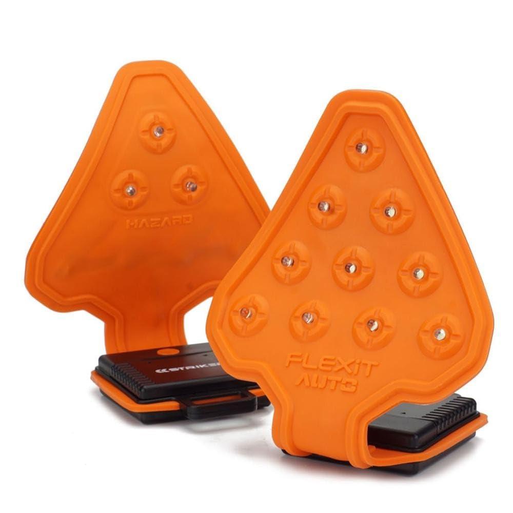 STKR 00344 FLEXIT Auto- 200 Lumen LED Flexible Safety Flashlight, Orange/Black - The Twister Group product