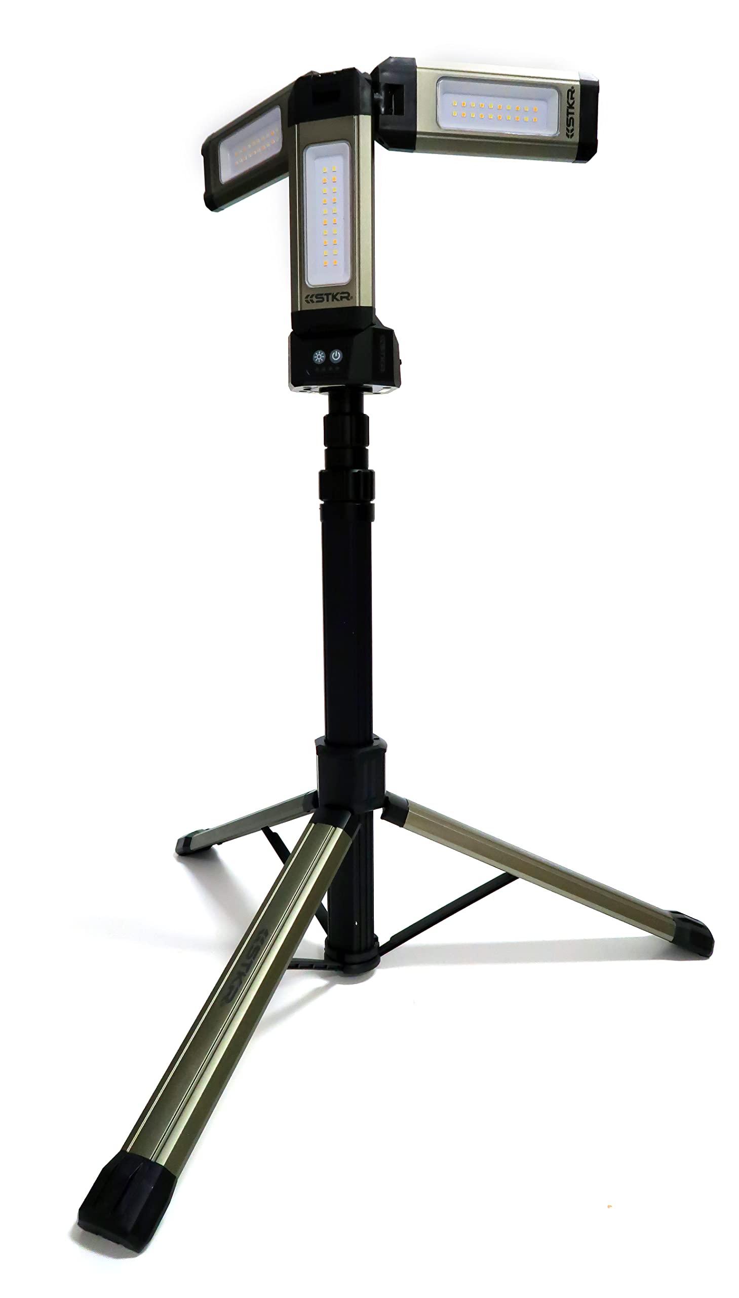 STKR 12681 Tri-Mobile with Tripod - 2000 Lumen Area Work Light, Black - High quality product image showing STKR 12681 Tri-Mobile with Tripod - 2000 Lumen Area Work Light, Black details and features