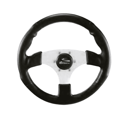 SCHMITT MARINE PU013104R FANTASY STEERING WHEEL BLACK