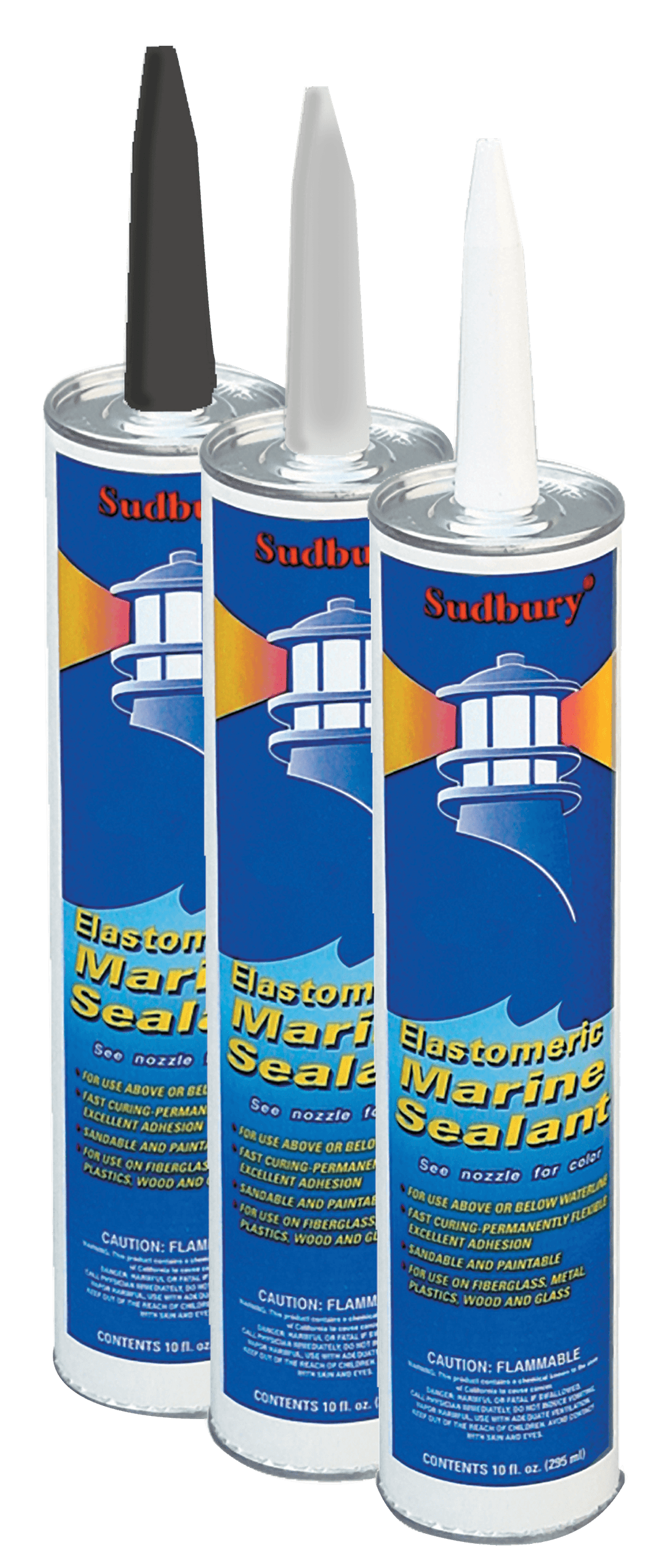 SUDBURY 302 Elastomeric Marine Sealant, 10-Ounce, Black - High quality product image showing SUDBURY 302 Elastomeric Marine Sealant, 10-Ounce, Black details and features