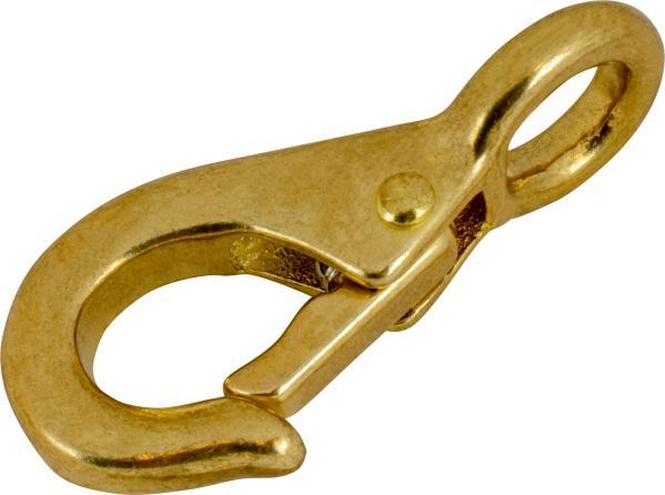 SEA-DOG 139120-1 Boat Eye Snap; Fixed Eye; Snap Size 0; 1/4 Inch Hook Size; 7/16 Inch Ring Diameter; 2-1/8 Inch Length; Bronze; Single - High quality product image showing SEA-DOG 139120-1 Boat Eye Snap; Fixed Eye; Snap Size 0; 1/4 Inch Hook Size; 7/16 Inch Ring Diameter; 2-1/8 Inch Length; Bronze; Single details and features
