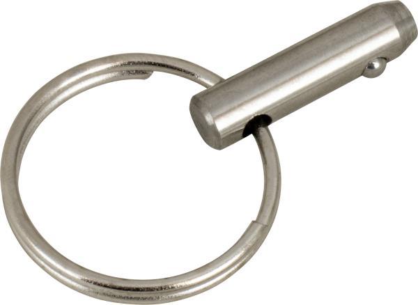 SEA-DOG 193420-1 STAINLESS RELEASE PIN 1/4 X 2, Universal; Round Handle; 1/4 Inch Diameter; 2-1/16 Inch Length; Stainless Steel; Single - The Twister Group Tools product