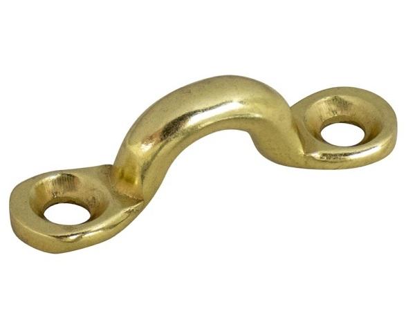 SEA-DOG 081270-1 BRASS PAD EYE - 5/16, Pad Tie Down Mount; Brass; 5/16 x 3/8 Inch Eye Size; Single - The Twister Group Tools product