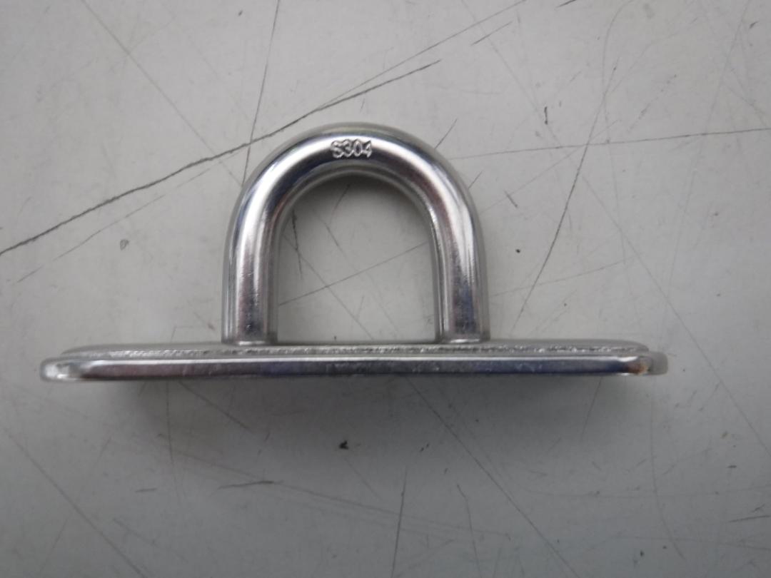 SEA-DOG 089702-1 897021 Stainless Oblong Eye Plate 2-3, Silver, 1 - The Twister Group Tools product